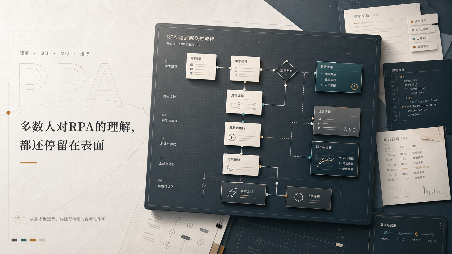 RPA 全流程交付与维护主题文章封面